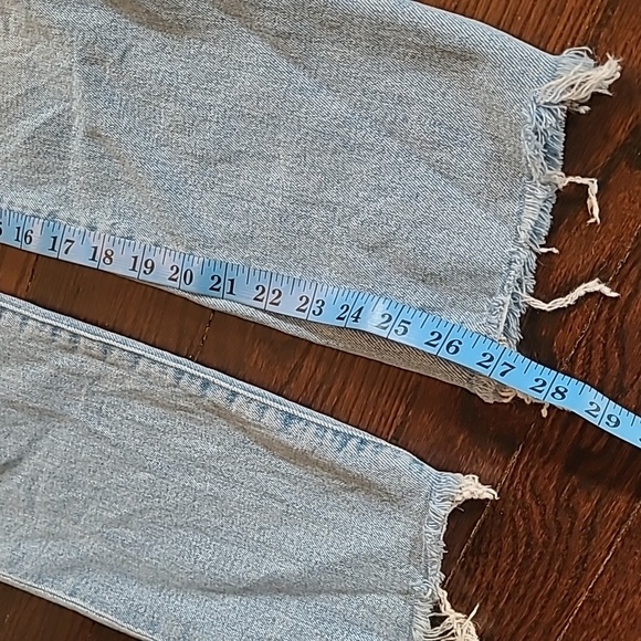 Madewell The Perfect Vintage Jean High-rise Distressed Light Wash Wmns 29 Casual - Picture 8 of 16